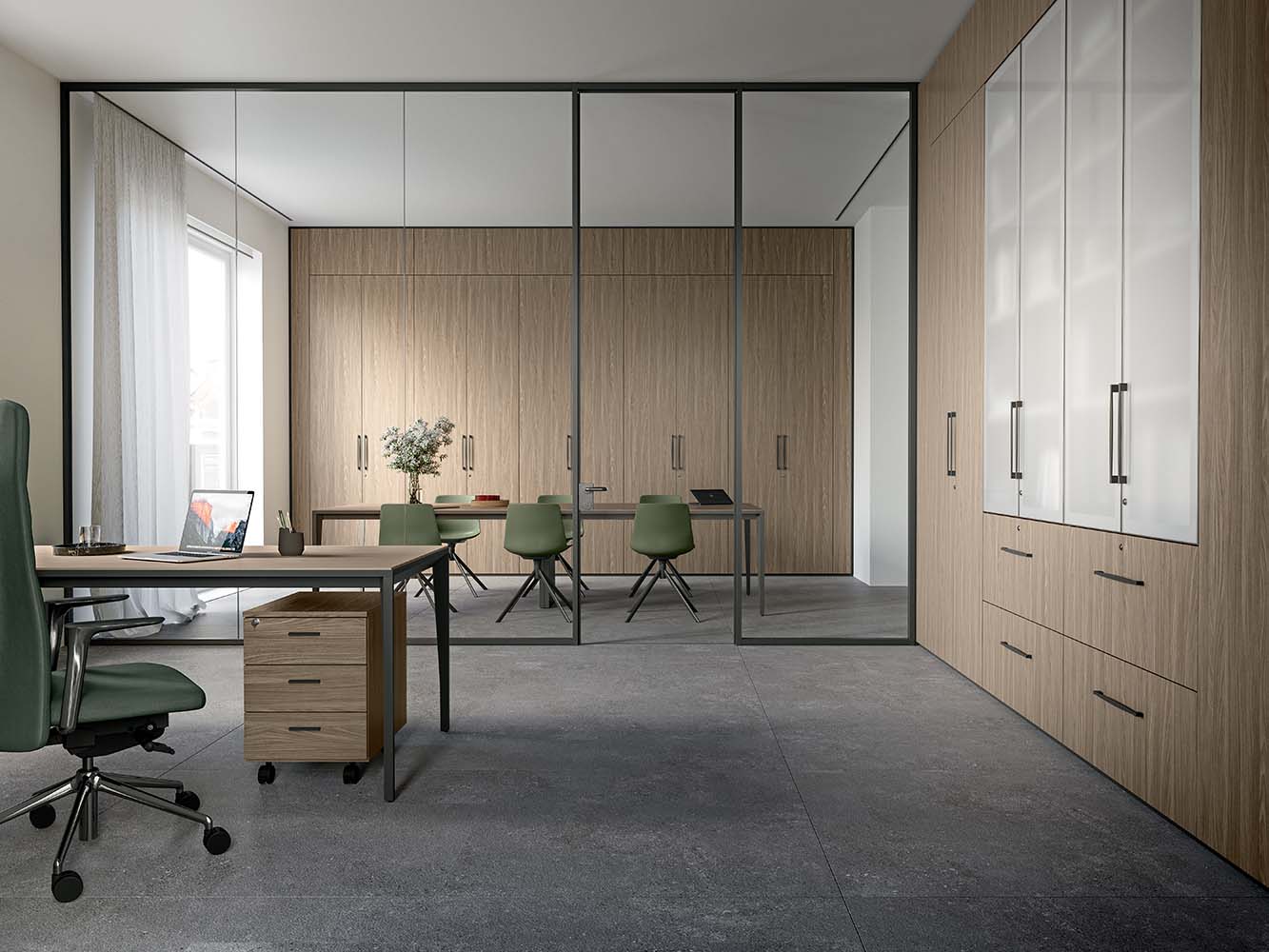07-Pareti-divisorie-e-cabine-acustiche-S1-per-Ufficio-Direzione-Ufficio-Operativo-Meeting-Conference-Aree-comuni-Area-dattesa-Hospitality-Campus-1