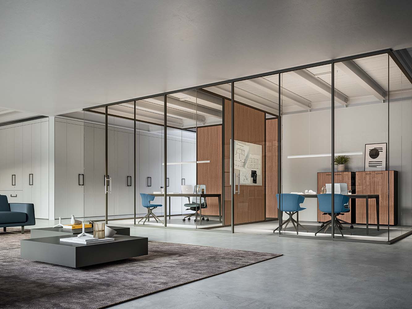 08-Pareti-divisorie-e-cabine-acustiche-M3-per-Ufficio-Direzione-Ufficio-Operativo-Meeting-Conference-Aree-comuni-Area-dattesa-Residenziale-Hospitali-12