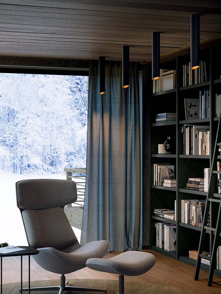 Lampade-a-soffitto-Lighthing-SLICE-per-Residenziale-Hotel-Bar