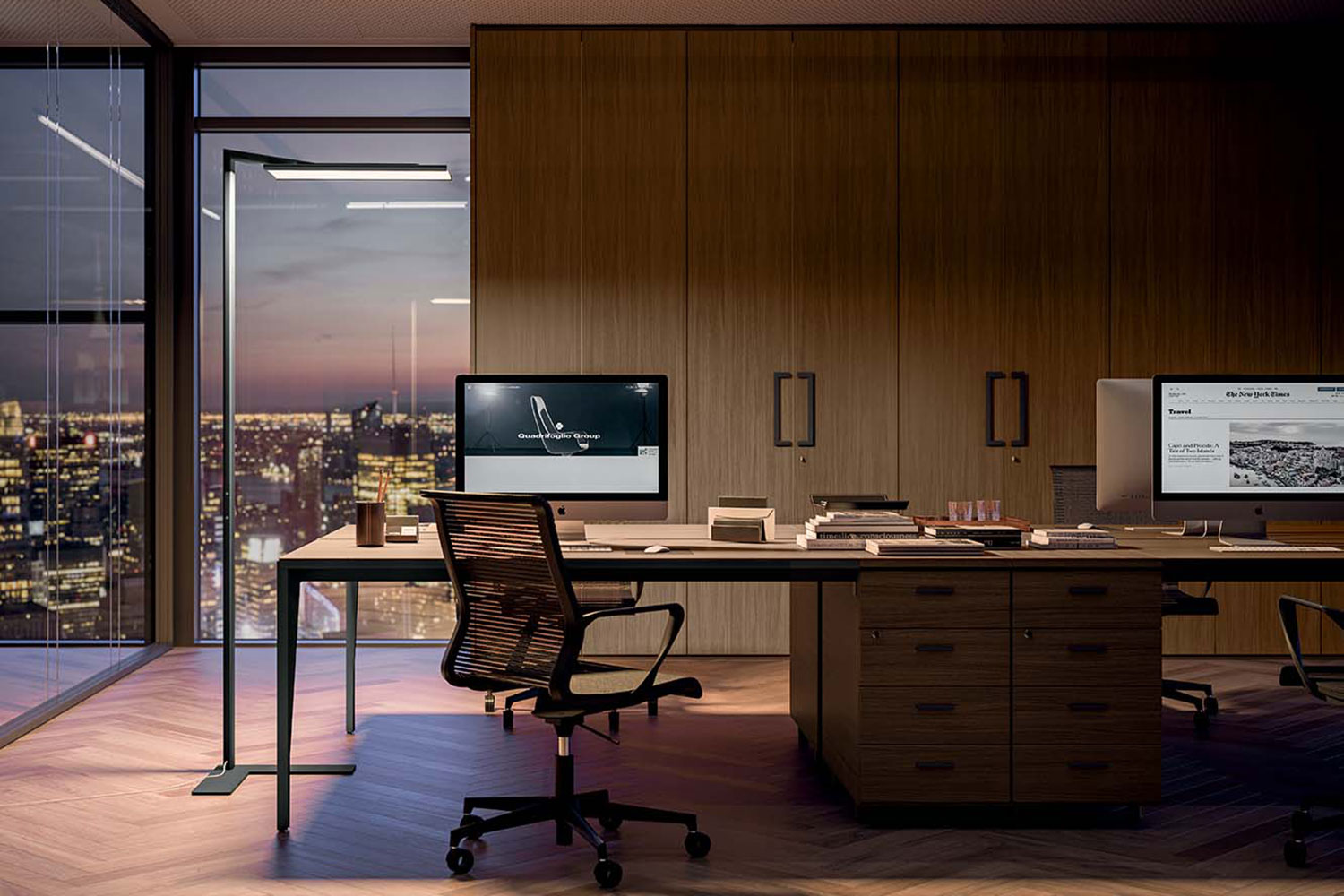 Lampade-da-terra-per-ufficio-Lighthing-FLY-per-Direzione-Operativo