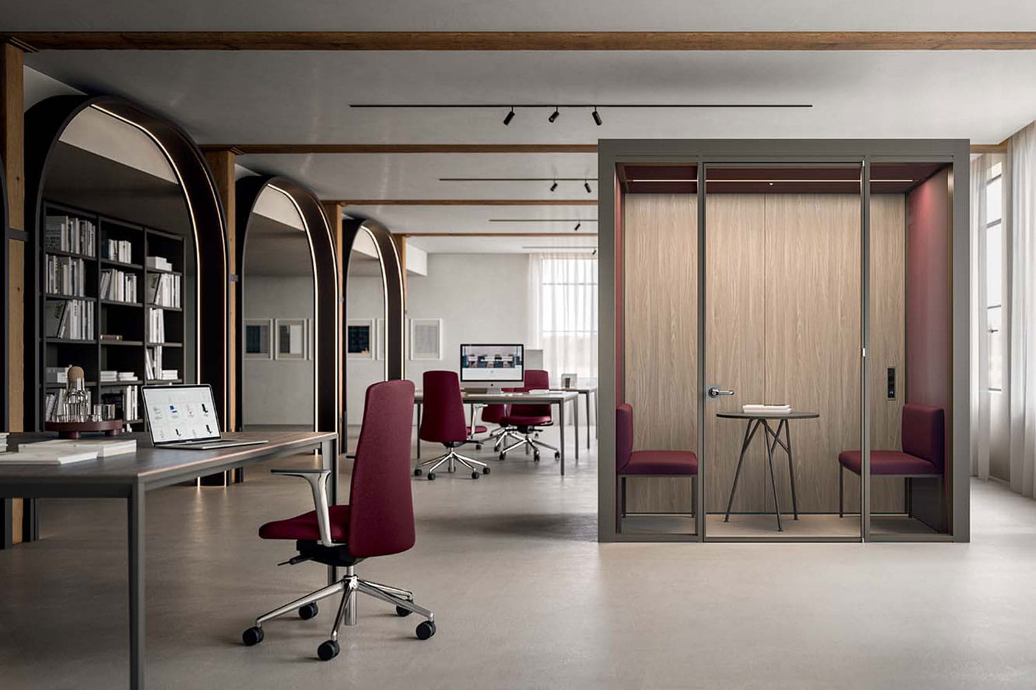 Pareti-divisorie-e-cabine-acustiche-X-CHANGE-per-Ufficio-Operativo-Meeting-Conference-Aree-comuni-Area-dattesa-7